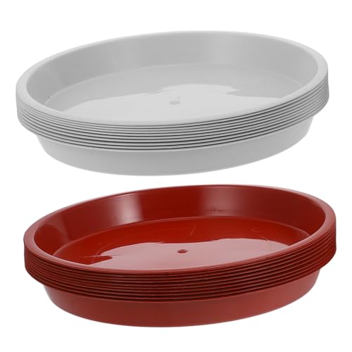 FUNOMOCYA 20 Stück Blumentopf Tabletts Drainage Pflanzgefäß Tabletts Untersetzer Pflanzgefäße Gartenarbeit Outdoor Indoor Kinderzimmer Und Tabletts Kleine Wasserpflanzen Untertasse von FUNOMOCYA