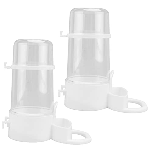 FUNOMOCYA 2Stücke Geflügelfutterautomat Mit Trinkbrunnen Für Vögel Automatisches Fütterungs Und Wassersystem Spritz Und Auslaufsicher Für Haustierhaltung Und Geflügelhaltung von FUNOMOCYA