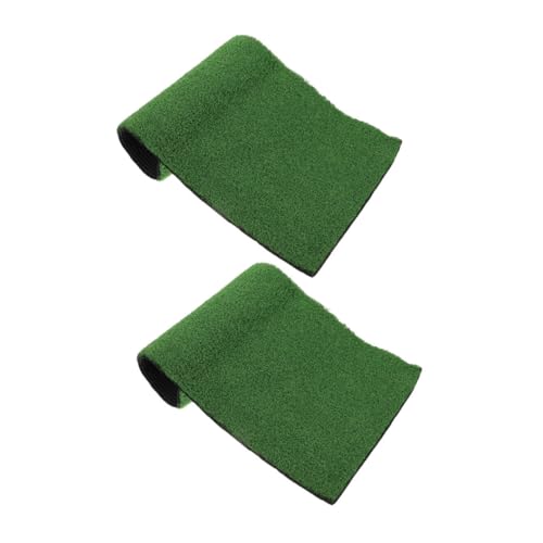 FUNOMOCYA 2stücke Kunstrasenmatte Für Schildkröten Und Bartagamen Reptilienrasendekoration Grasteppich Zum Sonnenbaden Künstlicher Kunstrasen Für Terrarien von FUNOMOCYA