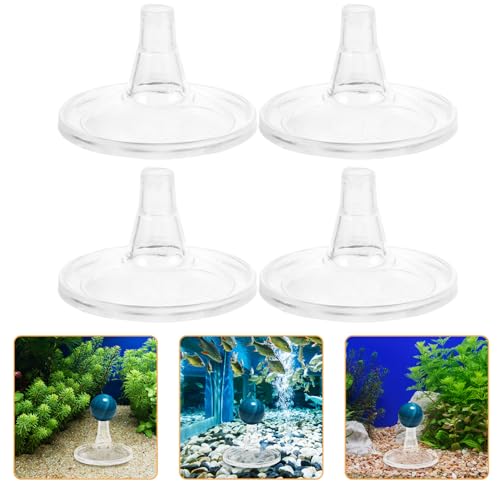 FUNOMOCYA 4 Stück Kristallkugel Halter aus Dekorativer Kugelständer für Aquarien und für Stilvolle Präsentation und Wohnraumgestaltung von FUNOMOCYA