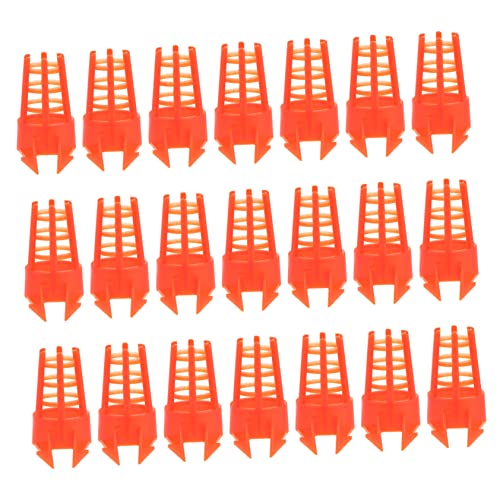 FUNOMOCYA 50 Stück Bienenzucht Käfige Kunststoff Käfig für Königinnenzucht Langlebig und Sicher für Imker Beekeeping Werkzeug Orange FUNOMOCYA 50 Stück Bienenzucht Käfige Kunststoff Käfig für Königinnenzucht Langlebig und Sicher für Imker Beekeeping Werkzeug Orange von FUNOMOCYA