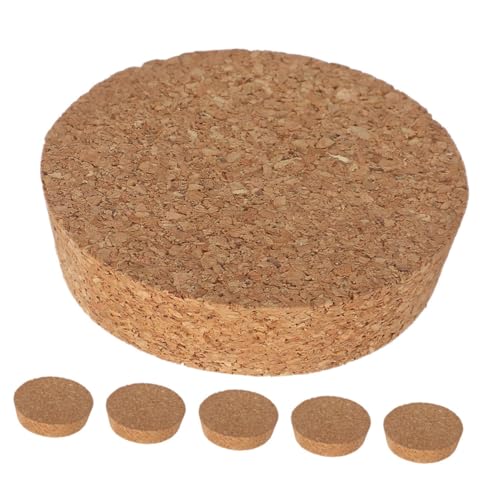 FUNOMOCYA 6 Stück Teiliges Korkstopfen für Glasflaschen Wiederverwendbare Holzdeckel für Hydroponik Vasen Dekorative Korkkappen für Pflanzen Effektive Abdichtung und Einsetzen FUNOMOCYA 6 Stück Teiliges Korkstopfen für Glasflaschen Wiederverwendbare Holzdeckel für Hydroponik Vasen Dekorative Korkkappen für Pflanzen Effektive Abdichtung und Einsetzen von FUNOMOCYA