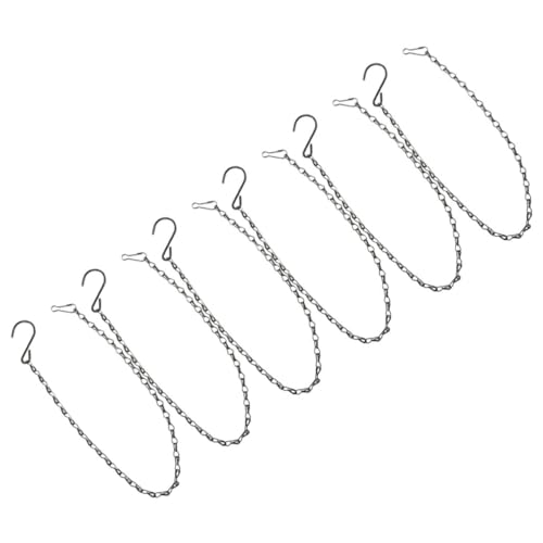 FUNOMOCYA 6er Satz Metall Pflanzentopfketten Hängematte Für Blumenkorb Vogelhaus Und Blumentopf Robuste Aufhängeschnur Mit Karabinerhaken FUNOMOCYA 6er Satz Metall Pflanzentopfketten Hängematte Für Blumenkorb Vogelhaus Und Blumentopf Robuste Aufhängeschnur Mit Karabinerhaken von FUNOMOCYA