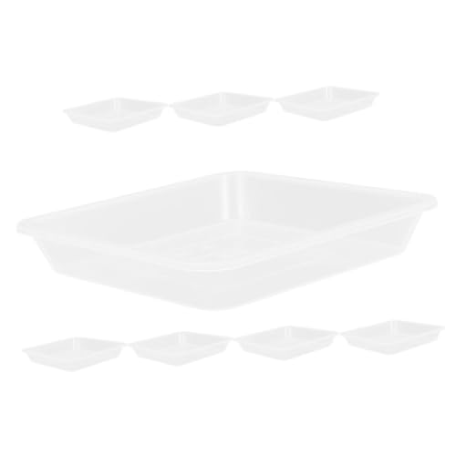 FUNOMOCYA 8 Stück Teiliges Blumentopf Untersetzer Dicke und Strapazierfähige Pflanzplatten für Effektiven Wasserschutz Einfach zu Reinigen Vielseitig Einsetzbar Transparent FUNOMOCYA 8 Stück Teiliges Blumentopf Untersetzer Dicke und Strapazierfähige Pflanzplatten für Effektiven Wasserschutz Einfach zu Reinigen Vielseitig Einsetzbar Transparent von FUNOMOCYA