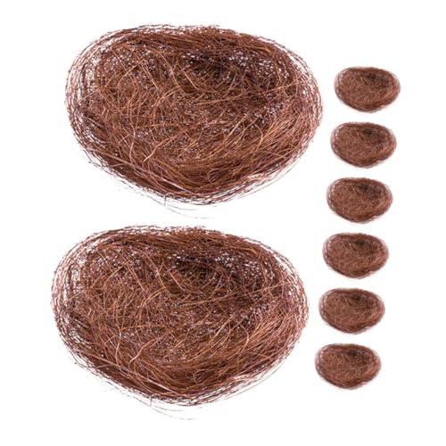 FUNOMOCYA Vogel Nest Deko Garten Vogel Nest Ornament Simuliertes Vogelnest Dekorative Requisiten FUNOMOCYA Vogel Nest Deko Garten Vogel Nest Ornament Simuliertes Vogelnest Dekorative Requisiten von FUNOMOCYA