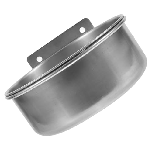 FUNOMOCYA Anti Umkippen Pet Bowl Kennel Hundenapf Welpennäpfe Hundefutternapf Edelstahl von FUNOMOCYA