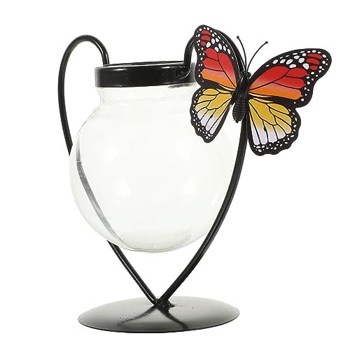 FUNOMOCYA Niedlicher Blumentopf Künstliche Pflanzenvase Herz- Blumentopf Für Den Schreibtisch Dekorative Pflanze Terrarium Haushaltsblumentopf Pflanzenzubehör Zufällige Farbe von FUNOMOCYA