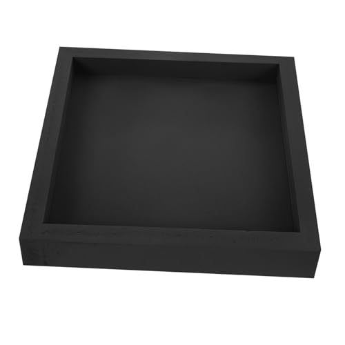 FUNOMOCYA Blumentopf Tablett Tabletts Pflanzentöpfe Mit Drainage Pflanzenplatte Groß Kindergarten Untersetzer Für Pflanzen Sukkulenten Pflanzenwasserschale Entleeren Pflanzenschale PVC Black von FUNOMOCYA