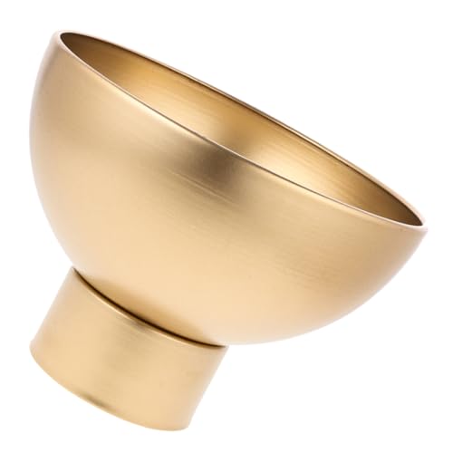 FUNOMOCYA Blumentopf aus Metall drinnen Anlage Container hoch dekorativ große blumentöpfe große blumenkübel große pflanzkübel Behälter für Haushaltspflanzen Bonsai-Behälter Eisen Golden von FUNOMOCYA