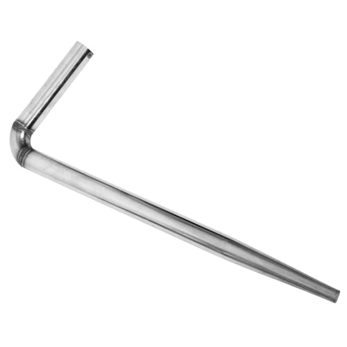 FUNOMOCYA Lotuswurzel-wasserpistole Sauber Pflanzen Sprühen Sprühnebel Gebogener Wassersprühkopf Bewässerungswassersprühdüse Ersatzkopf Für Wassersprüher Aus Metall Silver Rostfreier Stahl von FUNOMOCYA