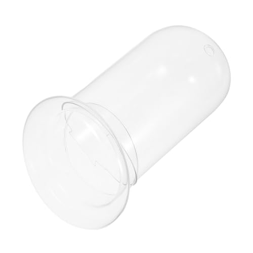 FUNOMOCYA Micro Landscape Glasvase Groß mit Mittelloch Wiederverwendbares DIY Terrarium für Moos Multifunktionale Dekoration für Tisch Büro Raum Klare Glasvase für Mikrolandschaften von FUNOMOCYA