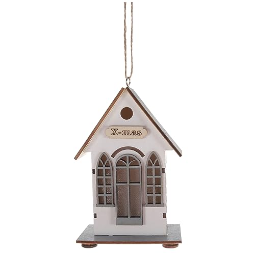 FUNOMOCYA Mini Holzhaus Weihnachtsdeko Mit Lichteffekt Christmas Ornament Für Festliche Tischdekoration Und Weihnachtsfeier Für Innenräume FUNOMOCYA Mini Holzhaus Weihnachtsdeko Mit Lichteffekt Christmas Ornament Für Festliche Tischdekoration Und Weihnachtsfeier Für Innenräume von FUNOMOCYA