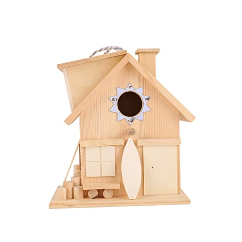 FUNOMOCYA Nisthaus Vogelhaus Für Draußen Holzvogelhaus Einfach Aufzuhängen Dauerhaftes Material Garten Hof Park FUNOMOCYA Nisthaus Vogelhaus Für Draußen Holzvogelhaus Einfach Aufzuhängen Dauerhaftes Material Garten Hof Park von FUNOMOCYA