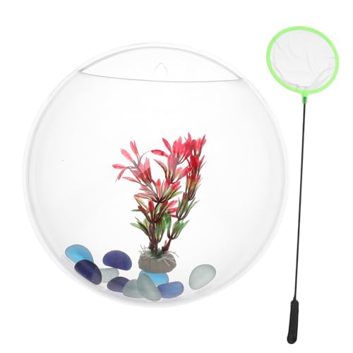 FUNOMOCYA Wandmontierter Fischbehälter Klarer Kunststoff-Aquarium Hängepflanzer Hydroponisch Betta Wandtank Propagationsvase für Pflanzen und Fische Zuhause Büro Dekoration FUNOMOCYA Wandmontierter Fischbehälter Klarer Kunststoff-Aquarium Hängepflanzer Hydroponisch Betta Wandtank Propagationsvase für Pflanzen und Fische Zuhause Büro Dekoration von FUNOMOCYA