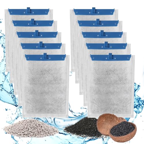 FUNSWTM Mittelgroße Aquarium-Filterkartuschen für Tetra Whisper Bio-Bag-Filter: 10 Stück Aquarium-Filterkartuschen, kompatibel mit Tetra Whisper-Filtern 10i/IQ10/PF10, Tetra Whisper Power Filter 5-10 FUNSWTM Mittelgroße Aquarium-Filterkartuschen für Tetra Whisper Bio-Bag-Filter: 10 Stück Aquarium-Filterkartuschen, kompatibel mit Tetra Whisper-Filtern 10i/IQ10/PF10, Tetra Whisper Power Filter 5-10 von FUNSW