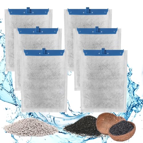 Große Aquarium-Filterkartuschen Ersatz für Tetra Whisper Biobag Filter: 6 Stück Aquarium-Filterkartusche kompatibel mit Tetra Whisper Filter 20i/40i IQ20/30/45/60 PF20/30/40/60 & ReptoFilter Große Aquarium-Filterkartuschen Ersatz für Tetra Whisper Biobag Filter: 6 Stück Aquarium-Filterkartusche kompatibel mit Tetra Whisper Filter 20i/40i IQ20/30/45/60 PF20/30/40/60 & ReptoFilter von FUNSW