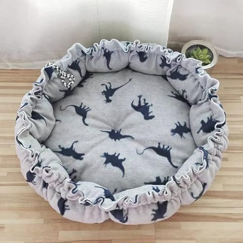 FUNZE 1 Stück Hundebett für kleine und mittelgroße Hunde, verstellbare Hundematte, Katzenkissen, runder Korb, Flauschige Sofaliege für Hunde, Heimtierbedarf FUNZE 1 Stück Hundebett für kleine und mittelgroße Hunde, verstellbare Hundematte, Katzenkissen, runder Korb, Flauschige Sofaliege für Hunde, Heimtierbedarf von FUNZE
