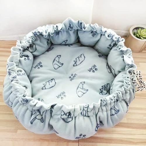 FUNZE 1 Stück Hundebett für kleine und mittelgroße Hunde, verstellbare Hundematte, Katzenkissen, runder Korb, Flauschige Sofaliege für Hunde, Heimtierbedarf FUNZE 1 Stück Hundebett für kleine und mittelgroße Hunde, verstellbare Hundematte, Katzenkissen, runder Korb, Flauschige Sofaliege für Hunde, Heimtierbedarf von FUNZE