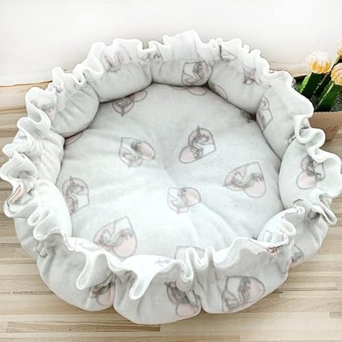 FUNZE 1 Stück Hundebett für kleine und mittelgroße Hunde, verstellbare Hundematte, Katzenkissen, runder Korb, Flauschige Sofaliege für Hunde, Heimtierbedarf FUNZE 1 Stück Hundebett für kleine und mittelgroße Hunde, verstellbare Hundematte, Katzenkissen, runder Korb, Flauschige Sofaliege für Hunde, Heimtierbedarf von FUNZE