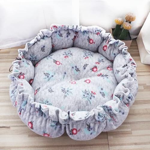 FUNZE 1 Stück Hundebett für kleine und mittelgroße Hunde, verstellbare Hundematte, Katzenkissen, runder Korb, Flauschige Sofaliege für Hunde, Heimtierbedarf FUNZE 1 Stück Hundebett für kleine und mittelgroße Hunde, verstellbare Hundematte, Katzenkissen, runder Korb, Flauschige Sofaliege für Hunde, Heimtierbedarf von FUNZE