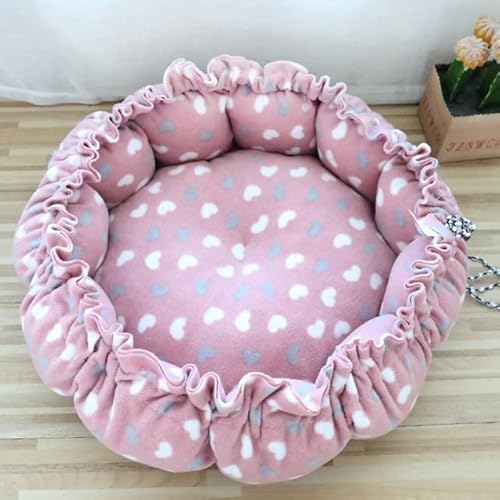FUNZE 1 Stück Hundebett für kleine und mittelgroße Hunde, verstellbare Hundematte, Katzenkissen, runder Korb, Flauschige Sofaliege für Hunde, Heimtierbedarf FUNZE 1 Stück Hundebett für kleine und mittelgroße Hunde, verstellbare Hundematte, Katzenkissen, runder Korb, Flauschige Sofaliege für Hunde, Heimtierbedarf von FUNZE