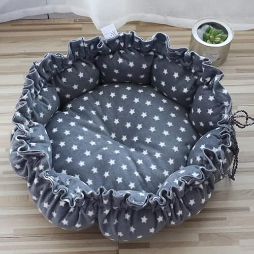 FUNZE 1 Stück Hundebett für kleine und mittelgroße Hunde, verstellbare Hundematte, Katzenkissen, runder Korb, Flauschige Sofaliege für Hunde, Heimtierbedarf FUNZE 1 Stück Hundebett für kleine und mittelgroße Hunde, verstellbare Hundematte, Katzenkissen, runder Korb, Flauschige Sofaliege für Hunde, Heimtierbedarf von FUNZE