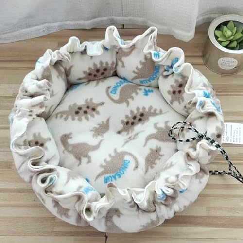 FUNZE 1 Stück Hundebett für kleine und mittelgroße Hunde, verstellbare Hundematte, Katzenkissen, runder Korb, Flauschige Sofaliege für Hunde, Heimtierbedarf FUNZE 1 Stück Hundebett für kleine und mittelgroße Hunde, verstellbare Hundematte, Katzenkissen, runder Korb, Flauschige Sofaliege für Hunde, Heimtierbedarf von FUNZE