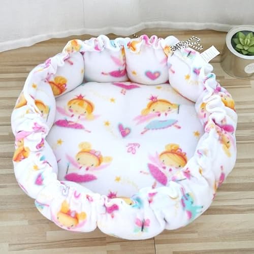 FUNZE 1 Stück Hundebett für kleine und mittelgroße Hunde, verstellbare Hundematte, Katzenkissen, runder Korb, Flauschige Sofaliege für Hunde, Heimtierbedarf FUNZE 1 Stück Hundebett für kleine und mittelgroße Hunde, verstellbare Hundematte, Katzenkissen, runder Korb, Flauschige Sofaliege für Hunde, Heimtierbedarf von FUNZE