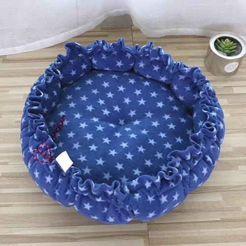 FUNZE 1 Stück Hundebett für kleine und mittelgroße Hunde, verstellbare Hundematte, Katzenkissen, runder Korb, Flauschige Sofaliege für Hunde, Heimtierbedarf FUNZE 1 Stück Hundebett für kleine und mittelgroße Hunde, verstellbare Hundematte, Katzenkissen, runder Korb, Flauschige Sofaliege für Hunde, Heimtierbedarf von FUNZE