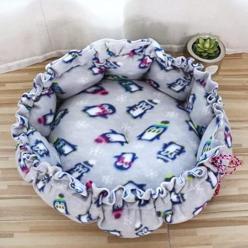 FUNZE 1 Stück Hundebett für kleine und mittelgroße Hunde, verstellbare Hundematte, Katzenkissen, runder Korb, Flauschige Sofaliege für Hunde, Heimtierbedarf FUNZE 1 Stück Hundebett für kleine und mittelgroße Hunde, verstellbare Hundematte, Katzenkissen, runder Korb, Flauschige Sofaliege für Hunde, Heimtierbedarf von FUNZE