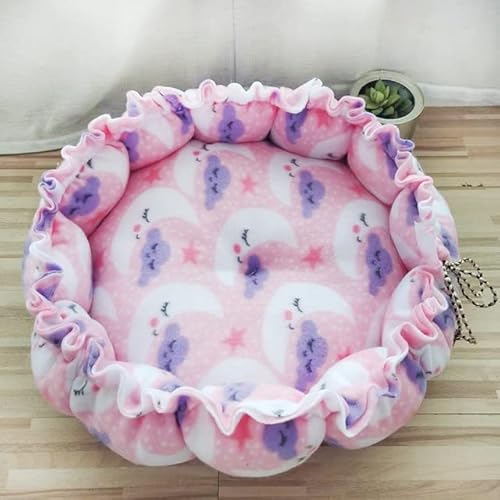 FUNZE 1 Stück Hundebett für kleine und mittelgroße Hunde, verstellbare Hundematte, Katzenkissen, runder Korb, Flauschige Sofaliege für Hunde, Heimtierbedarf FUNZE 1 Stück Hundebett für kleine und mittelgroße Hunde, verstellbare Hundematte, Katzenkissen, runder Korb, Flauschige Sofaliege für Hunde, Heimtierbedarf von FUNZE