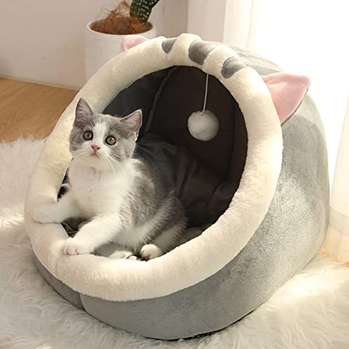 FUNZE 1 Stück Katzenbett Haus Zwinger Nest Runde Haustiere Schlafhöhle Kätzchenbetten Haustierkorb Gemütliches Kätzchen Liegekissen Katzenhaus Zelt Hundehaus FUNZE 1 Stück Katzenbett Haus Zwinger Nest Runde Haustiere Schlafhöhle Kätzchenbetten Haustierkorb Gemütliches Kätzchen Liegekissen Katzenhaus Zelt Hundehaus von FUNZE