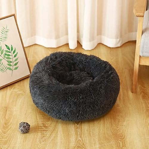 FUNZE 1Pcs Donut Hundeschlafsofa Waschbar Haustierbett Matten Plüsch Haustierbett Haus für Kleine Große Hunde Katzen Runde Matte Warmes Schlafnetz Heimtierbedarf FUNZE 1Pcs Donut Hundeschlafsofa Waschbar Haustierbett Matten Plüsch Haustierbett Haus für Kleine Große Hunde Katzen Runde Matte Warmes Schlafnetz Heimtierbedarf von FUNZE