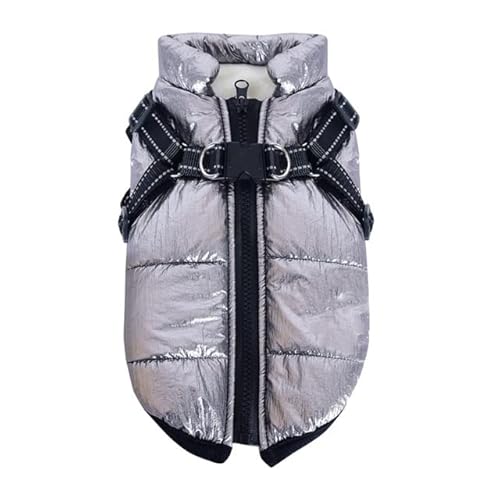 FUNZE Haustier Hund Kleidung Winter Super Warme Jacke Dicker Baumwollmantel Wasserdicht Für Kleine Mittelgroße Hunde Welpen Yorkshire Outfit von FUNZE