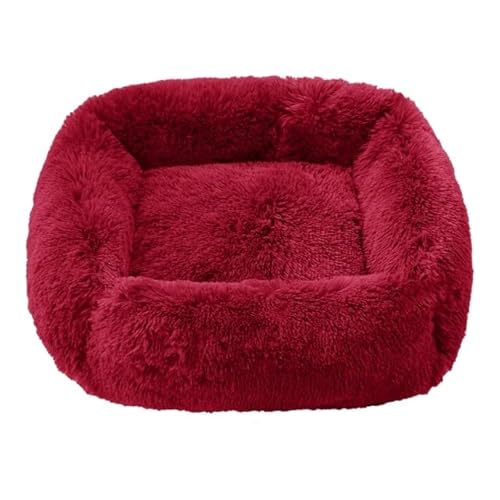 FUNZE Hundebetten Matten Superweiches Quadratisches Haustier Hundebett Katzenbett Plüsch Full Size Ruhiges Bett Bequemes Schlafartefakt Beruhigendes Bett FUNZE Hundebetten Matten Superweiches Quadratisches Haustier Hundebett Katzenbett Plüsch Full Size Ruhiges Bett Bequemes Schlafartefakt Beruhigendes Bett von FUNZE