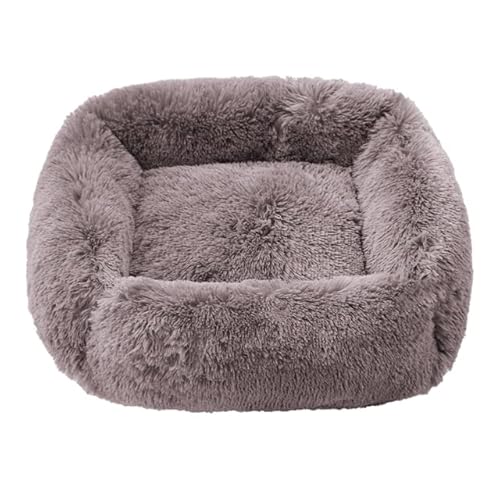 FUNZE Hundebetten Matten Superweiches Quadratisches Haustier Hundebett Katzenbett Plüsch Full Size Ruhiges Bett Bequemes Schlafartefakt Beruhigendes Bett von FUNZE