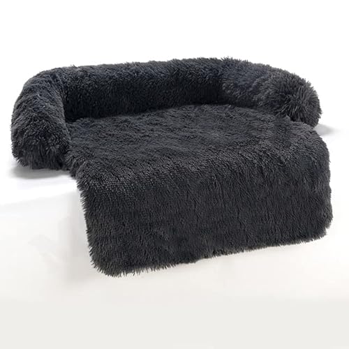 FUNZE Hundebettmatte Abdeckung für Sofa Flauschige Hundebetten Kissen Hundebett Sitz Auto Haustierdecke Anti-Stress für Hunde Katzen Zwinger Zubehör von FUNZE