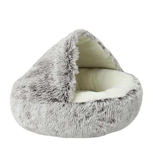FUNZE Warmes Hundebett, Katzenmatte, rundes Plüsch-Haussofa, weicher Schlafkorb für Hunde, Katzen, Nest, 2-in-1-Haustierbett, Haustierkissen FUNZE Warmes Hundebett, Katzenmatte, rundes Plüsch-Haussofa, weicher Schlafkorb für Hunde, Katzen, Nest, 2-in-1-Haustierbett, Haustierkissen von FUNZE