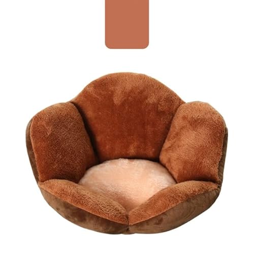 FUNZE Weiche Plüsch-Blumen-Hundebett-Matte für den Innenbereich, Welpensofa, Winter, warme Korbbetten für Hunde, kleine, mittelgroße, große Haustier-Schlafberuhigungsunterlage von FUNZE