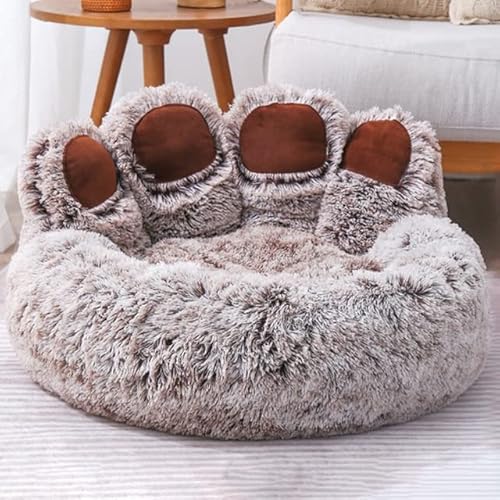 FUNZE Winter Langes Plüsch-Tiefschlaf-Katzenbett, bequemes Haus, warme Wintermatte, weiches Kissen, gemütliche Betten für Katzen, Hunde, Heimtierbedarf FUNZE Winter Langes Plüsch-Tiefschlaf-Katzenbett, bequemes Haus, warme Wintermatte, weiches Kissen, gemütliche Betten für Katzen, Hunde, Heimtierbedarf von FUNZE