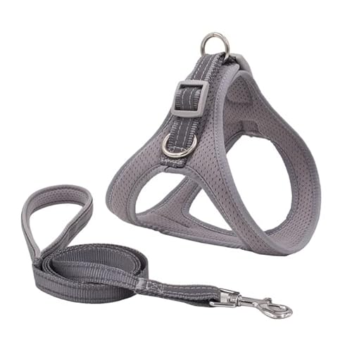 Haustier-Geschirr und Leine-Set, Hundeweste aus Segeltuch und reflektierendes Zugseil für Spaziergänge im Freien Haustier-Geschirr und Leine-Set, Hundeweste aus Segeltuch und reflektierendes Zugseil für Spaziergänge im Freien von FUNZE