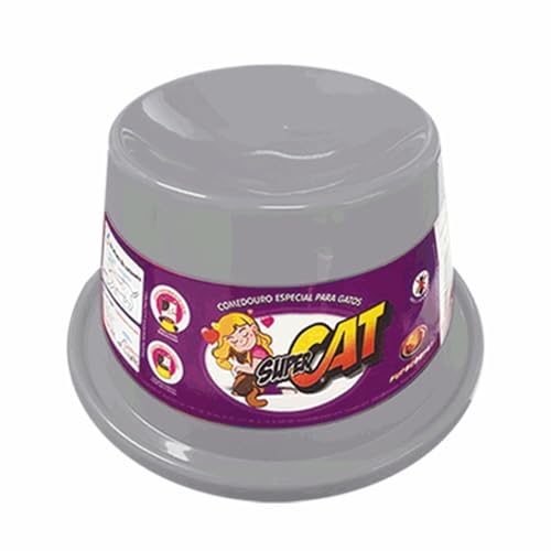 Furacão Pet Super Ergonomischer Katzennapf - Schnurrhaarfreundlicher erhöhter Futterspender für alle Katzengrößen und Altersgruppen - Anti-Stress, kein Durcheinander, leicht zu reinigen von FURACÃOPET