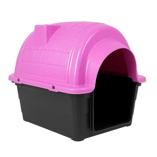Iglu-Hundehütte - Strapazierfähige Hundehütte für mittelgroße Hunde, reisefreundlich & geräumig, schnelle Montage, Allwetterbeständig, perfekt für den Innen- & Hinterhof (Rosa, H 22,8 x B 19,6 x L Iglu-Hundehütte - Strapazierfähige Hundehütte für mittelgroße Hunde, reisefreundlich & geräumig, schnelle Montage, Allwetterbeständig, perfekt für den Innen- & Hinterhof (Rosa, H 22,8 x B 19,6 x L von FURACÃOPET