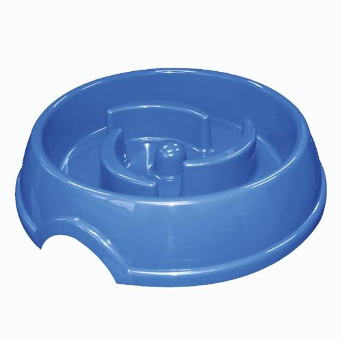 Slow Feeder Hundenapf - Lustiger Futterspender mit rutschfestem Boden | verlangsamt das Fressen um das 10-fache, unterstützt die Verdauung (Blau) von FURACÃOPET