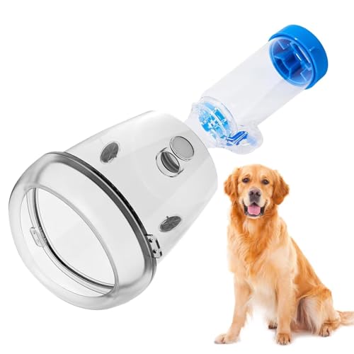 FURGUARD Abstandshalter für Inhalator für Hunde, Aerosolkammer für Hunde mit Sauerstoffmaske aus Silikon, für Erste Hilfe für Haustiere zu Hause und im Freien, für große Hunde (L) von FURGUARD