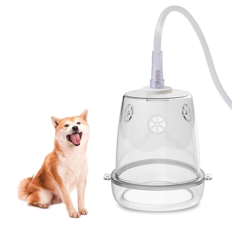 FURGUARD Katzen-Inhalationsmaske, Sauerstoffmaske für Katzen und Welpen, Tier-Sauerstoffmaske mit Schlauch, geeignet für Katzen und kleine Hunde (Gerät Nicht im Lieferumfang enthalten)(S) (M) von FURGUARD