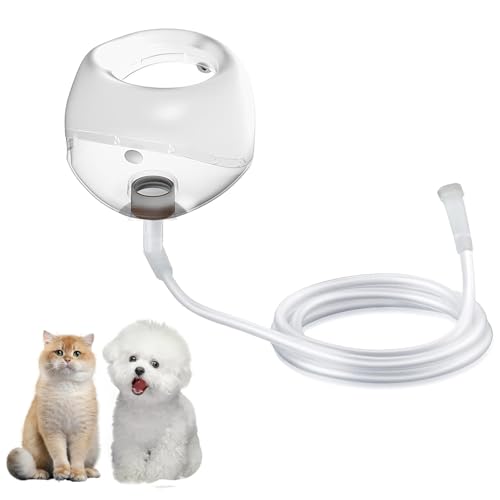FURGUARD Katzen-Inhalationsmaske, Sauerstoffmaske für Katzen und Welpen, Tier-Sauerstoffmaske mit Schlauch, geeignet für Katzen und kleine Hunde (Gerät Nicht im Lieferumfang enthalten)(S) (S) von FURGUARD