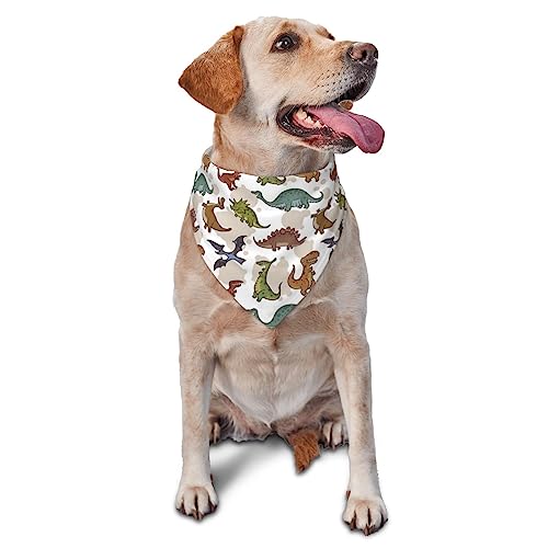 Dinosaurier Muster Hund Bandana Niedlich Weich Waschbar Hund Schal Sommer Verstellbare Katze Halstuch Lätzchen Haustier Dreieckstuch Dinosaurier Muster Hund Bandana Niedlich Weich Waschbar Hund Schal Sommer Verstellbare Katze Halstuch Lätzchen Haustier Dreieckstuch von FURLOU