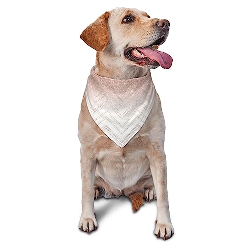 Glitzerndes hübsches Muster Hund Bandana Niedlich Weich Waschbar Hund Schal Sommer Verstellbare Katze Halstuch Lätzchen Haustier Dreieckstuch von FURLOU