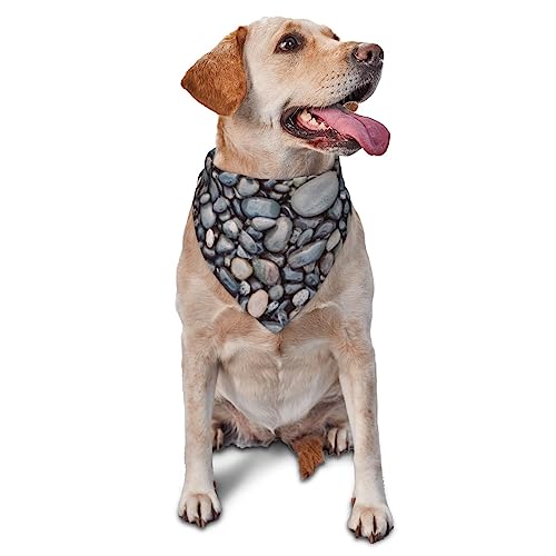 Little Stone Hundehalstuch, niedlich, weich, waschbar, für den Sommer, verstellbar, Katzen-Halstuch, Lätzchen, dreieckiges Taschentuch Little Stone Hundehalstuch, niedlich, weich, waschbar, für den Sommer, verstellbar, Katzen-Halstuch, Lätzchen, dreieckiges Taschentuch von FURLOU